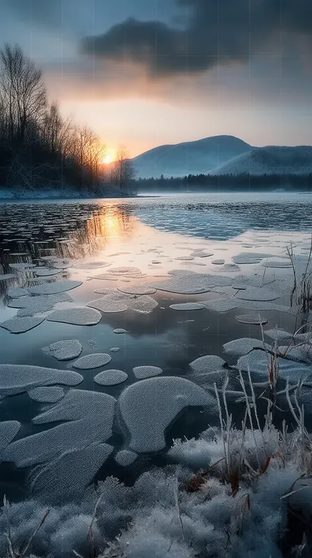 Serene Winter Scenes