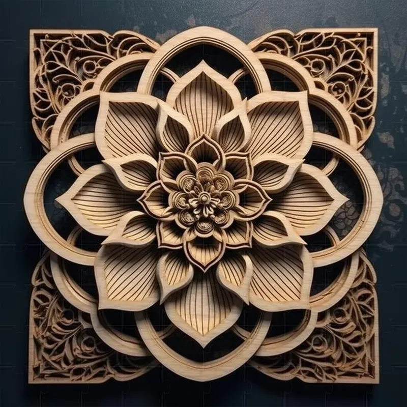 Wood Laser Cut Mandalas With A Twists