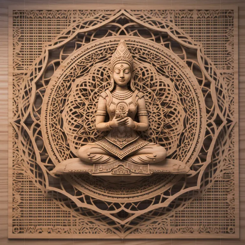 Wood Laser Cut Mandalas With A Twists