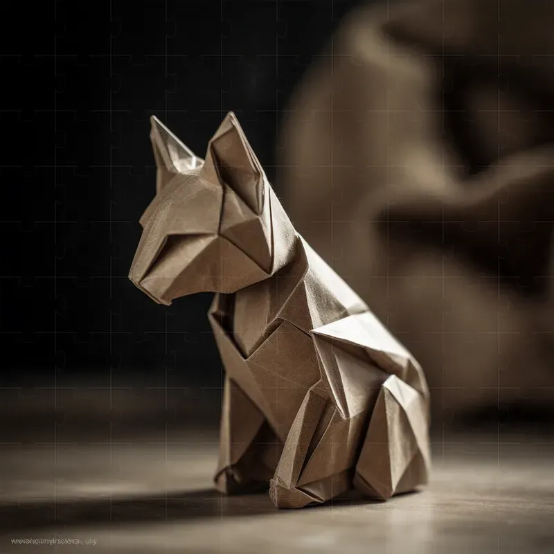 Recycled Paper Origamis