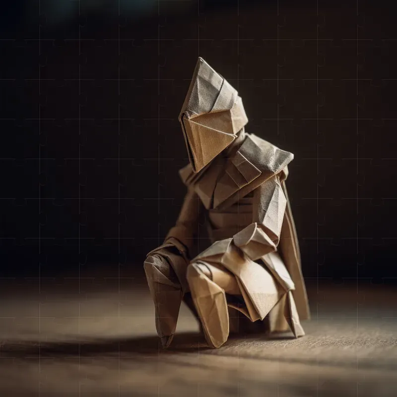 Recycled Paper Origamis