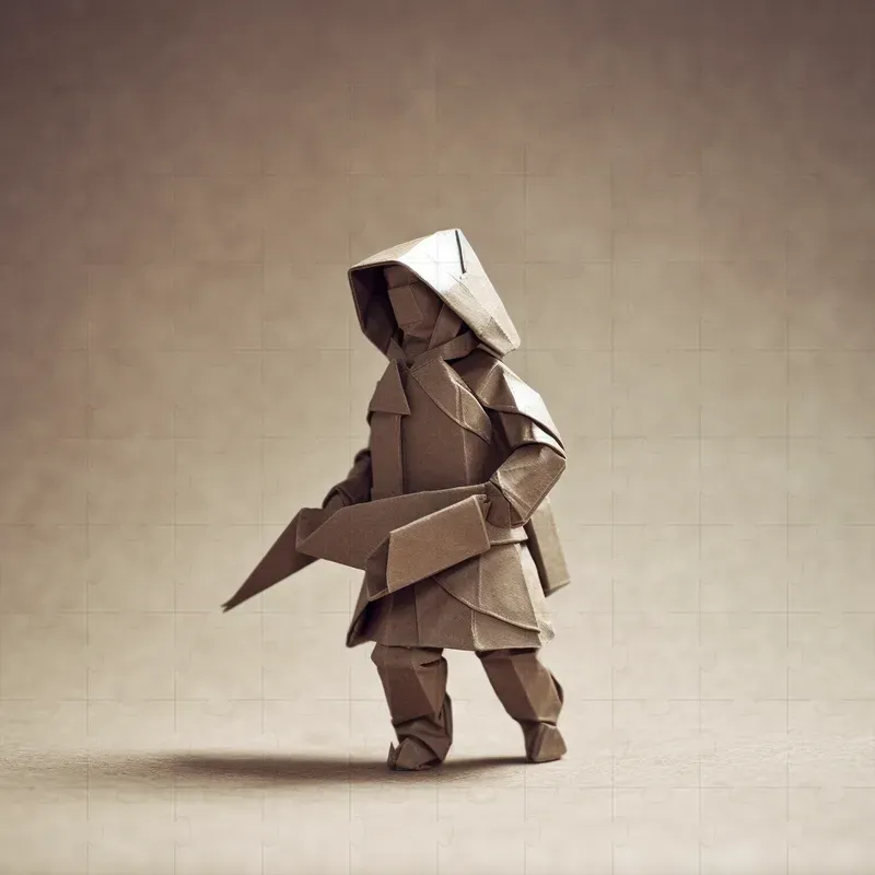 Recycled Paper Origamis