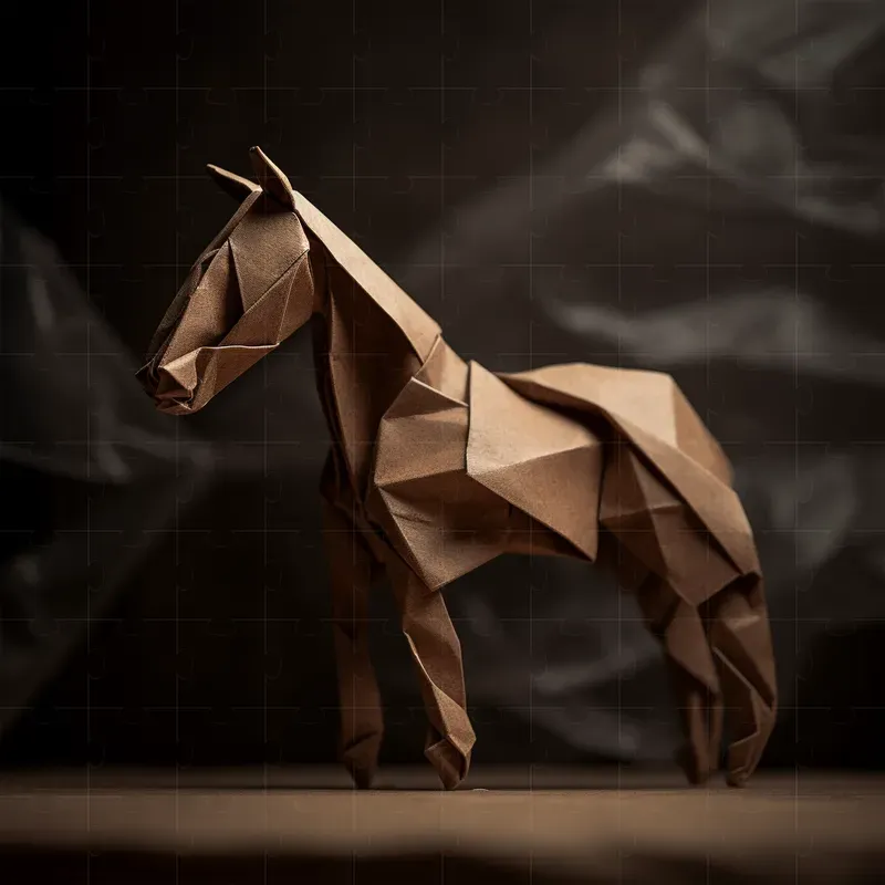 Recycled Paper Origamis