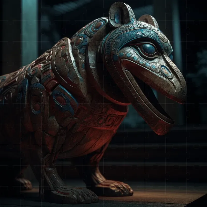 Haida Sculpture Art
