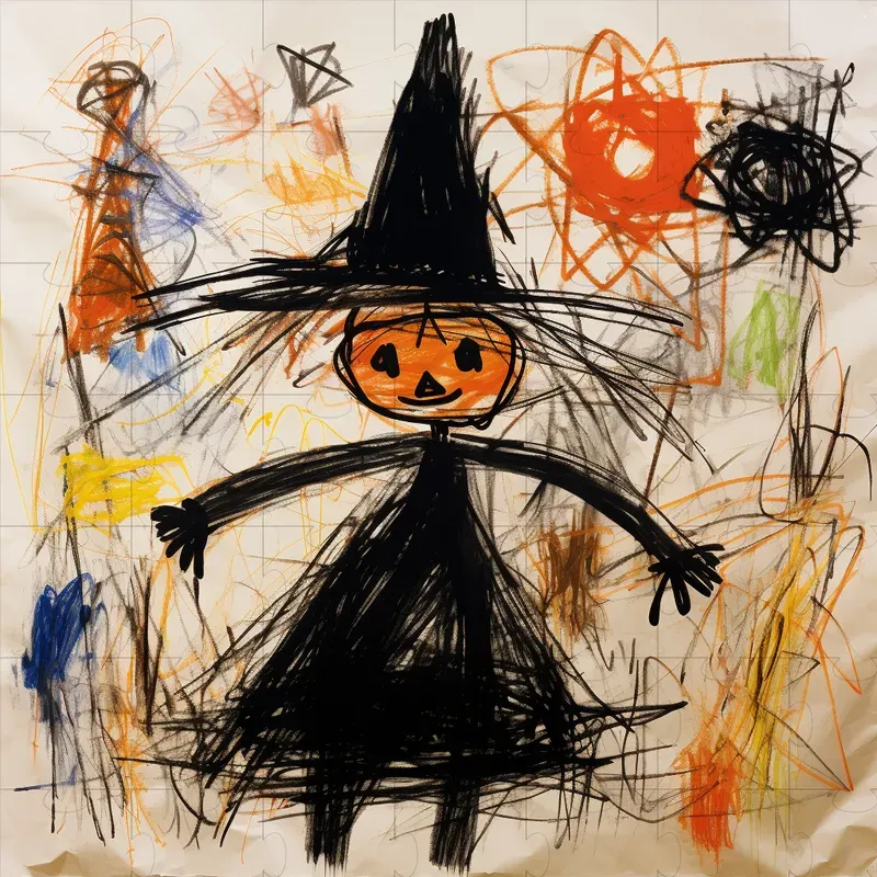 Realistic Kids Children Drawings