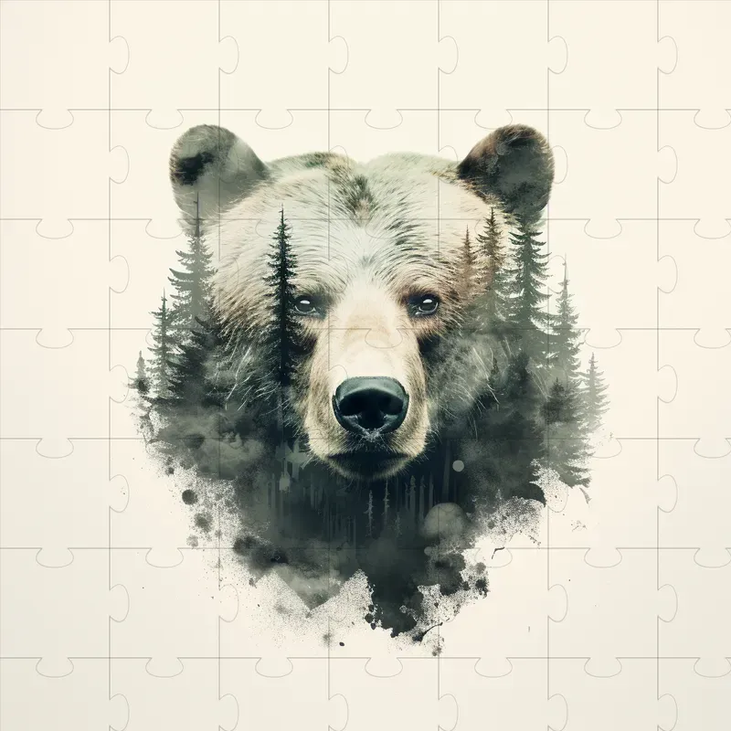 Double Exposure Nature Overlay Images