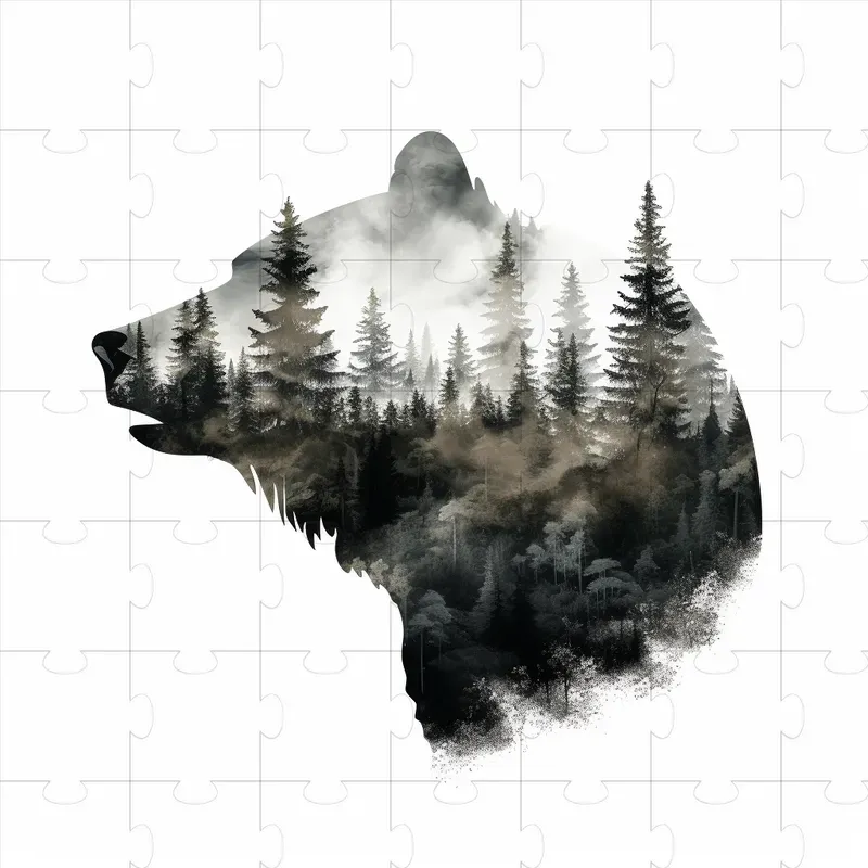 Double Exposure Nature Overlay Images