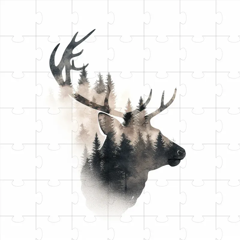 Double Exposure Nature Overlay Images
