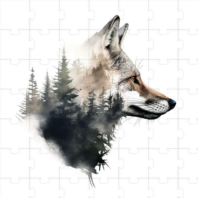 Double Exposure Nature Overlay Images