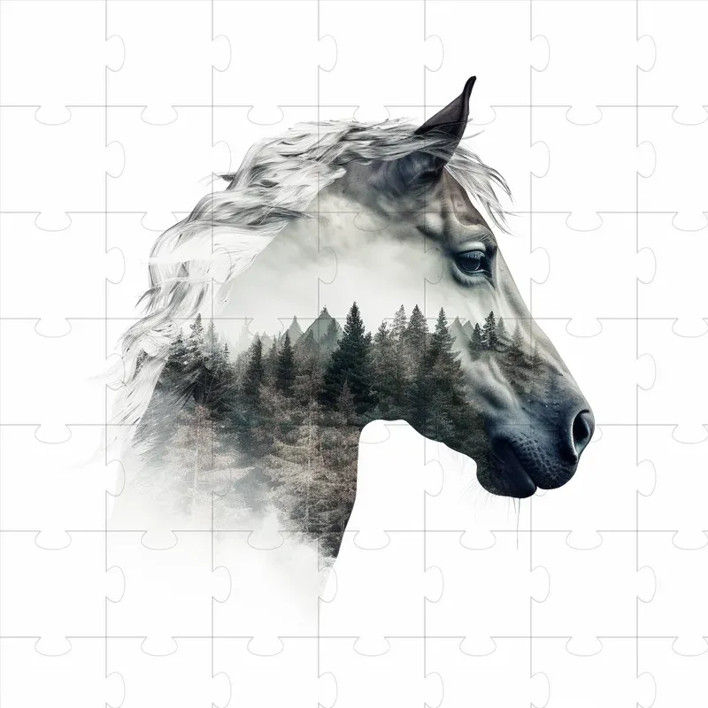 Double Exposure Nature Overlay Images