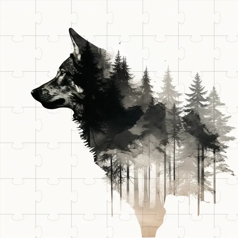 Double Exposure Nature Overlay Images
