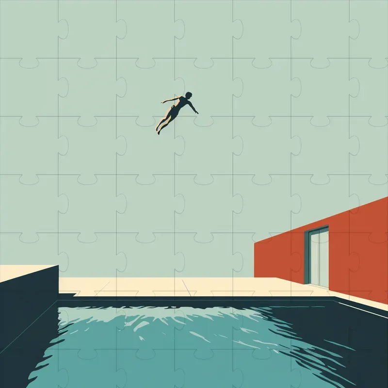 Simple Minimal Conceptual Aesthetics Art