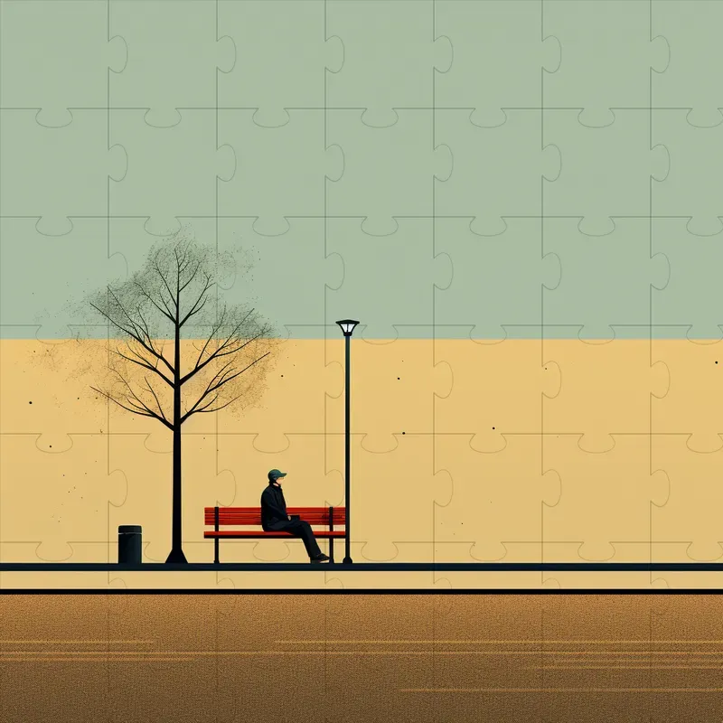 Simple Minimal Conceptual Aesthetics Art