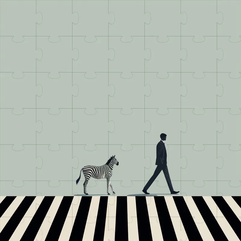 Simple Minimal Conceptual Aesthetics Art