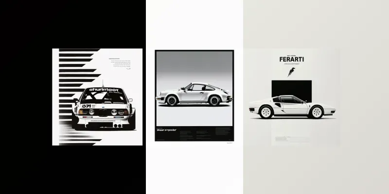 80s Car Advertisements generated by undefined