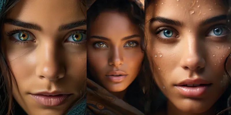 Close-ups Of Women generated by undefined