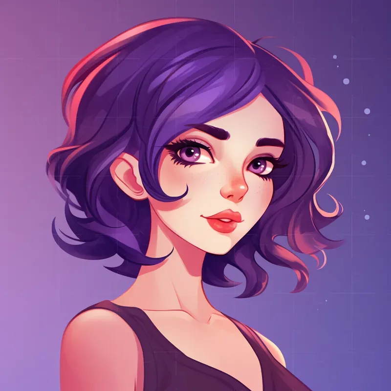 2D Avatar Profile Pictures