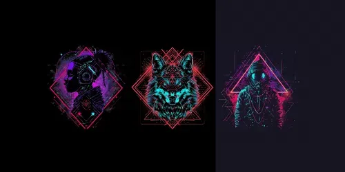 Cyberpunk Artworks For Apparel generated by midjourney