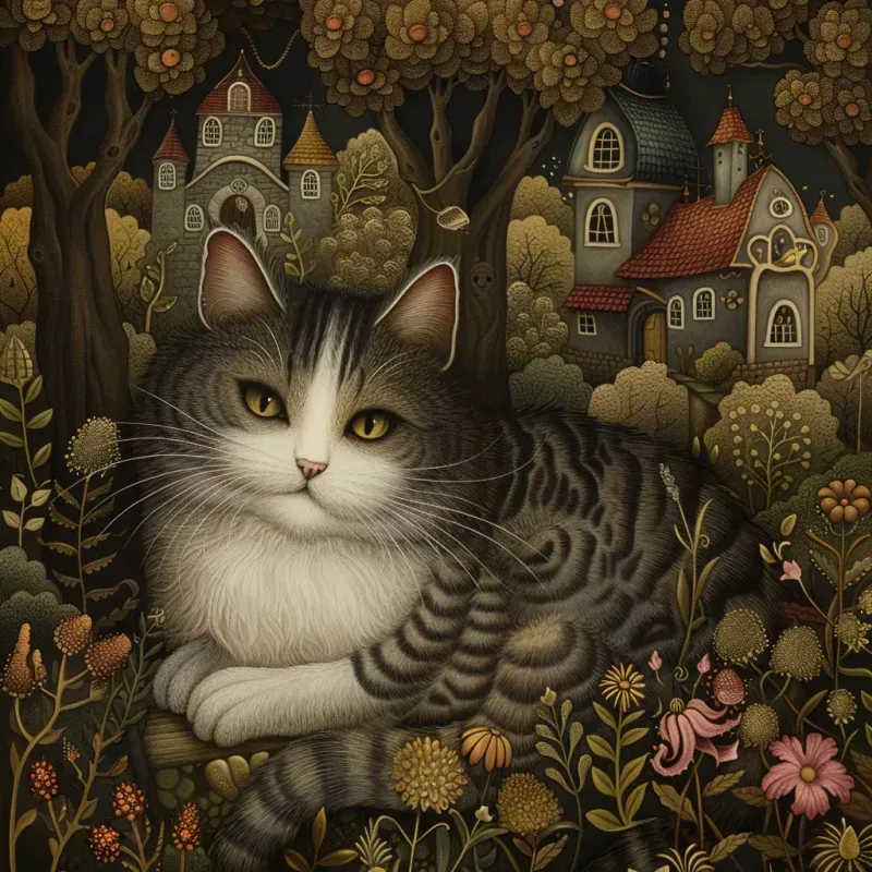 Vintage Storybook Art Scenes