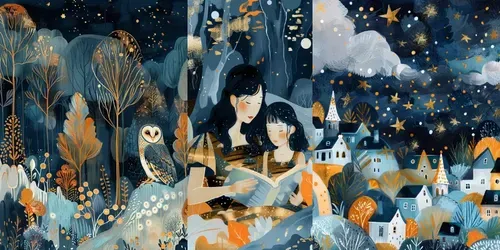 Enchanted Wilds Illustration generated by midjourney