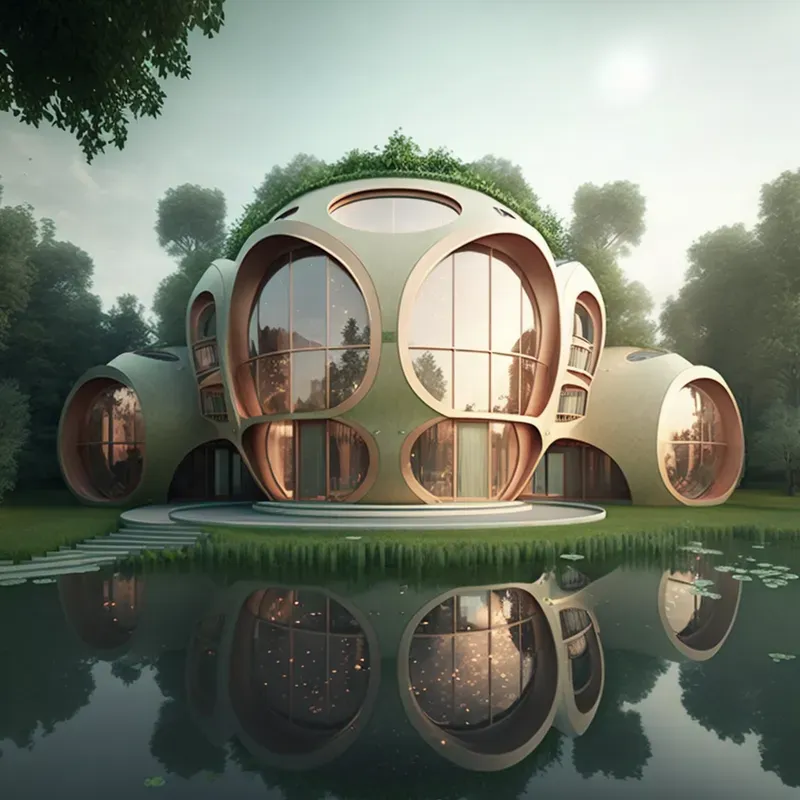 Futuristic Curvy Houses