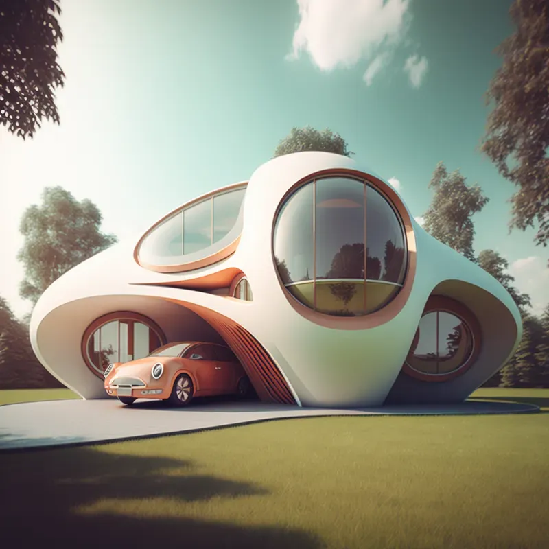 Futuristic Curvy Houses