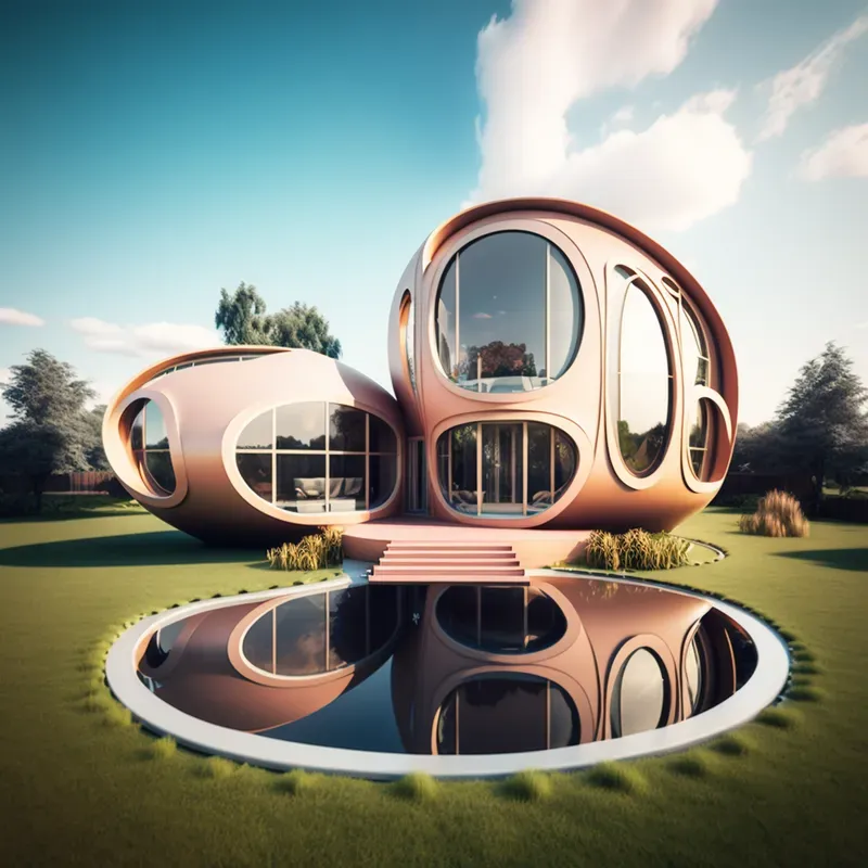 Futuristic Curvy Houses