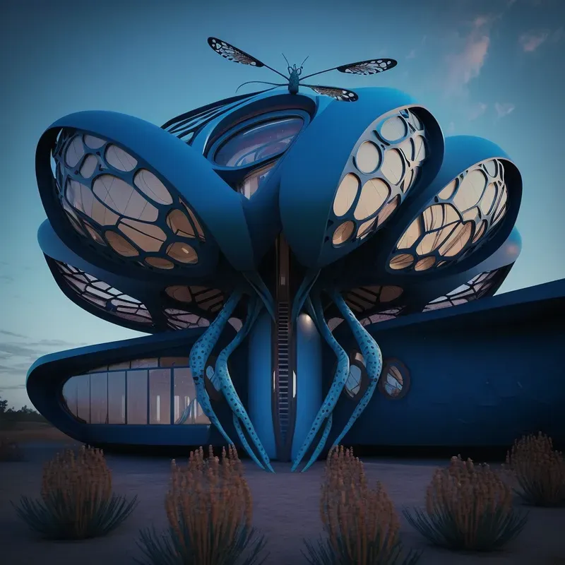 Surreal Insect Inspired Houses