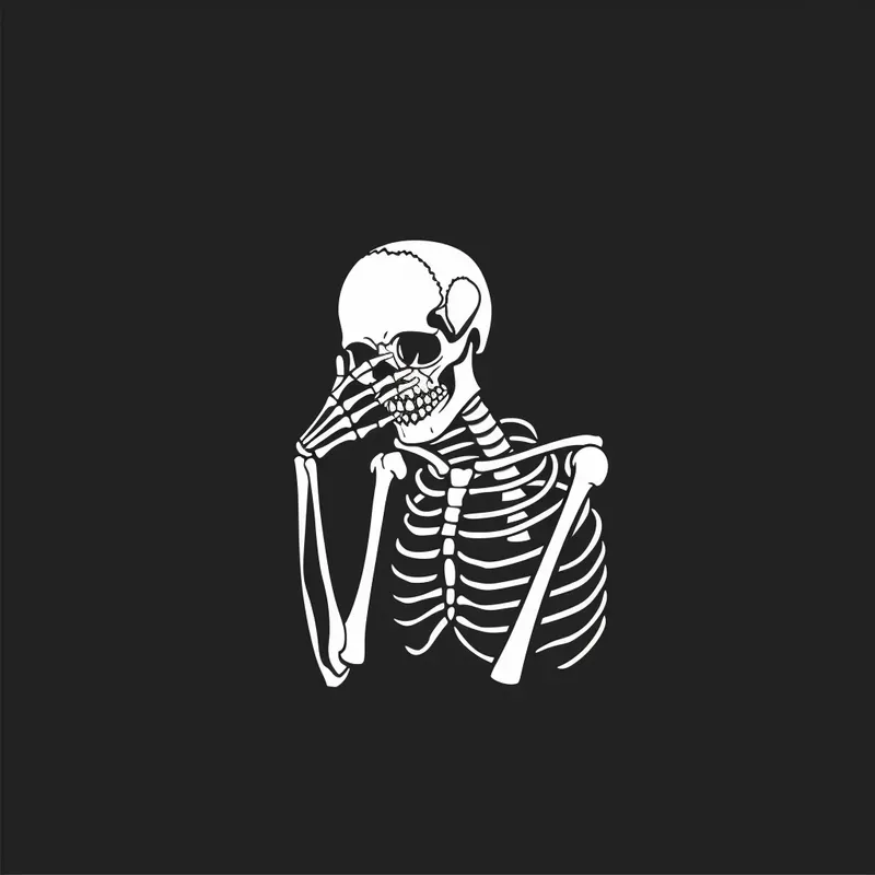 Funny Skeleton Vector Art