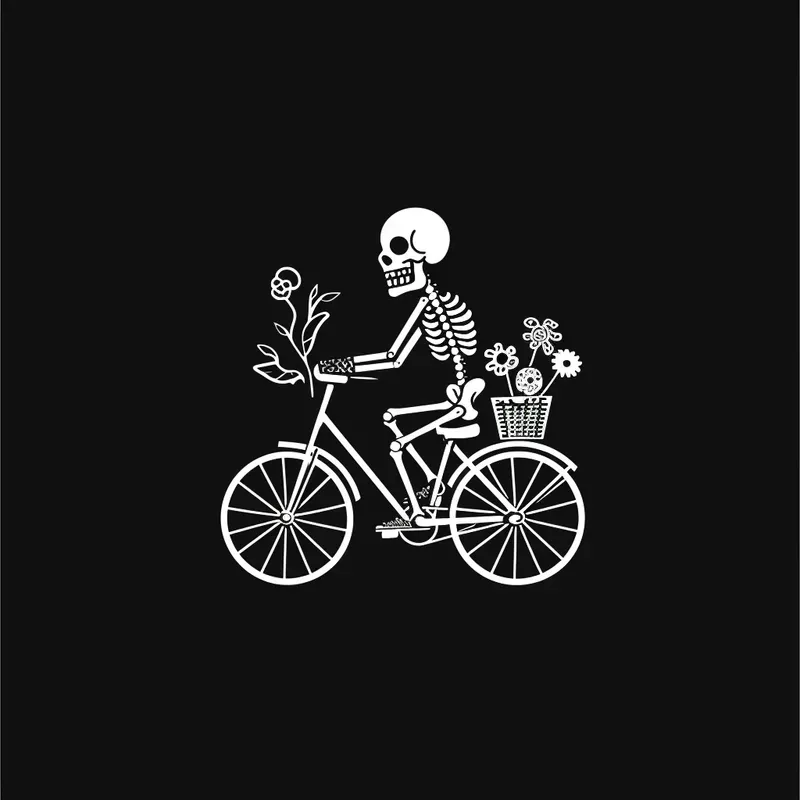 Funny Skeleton Vector Art