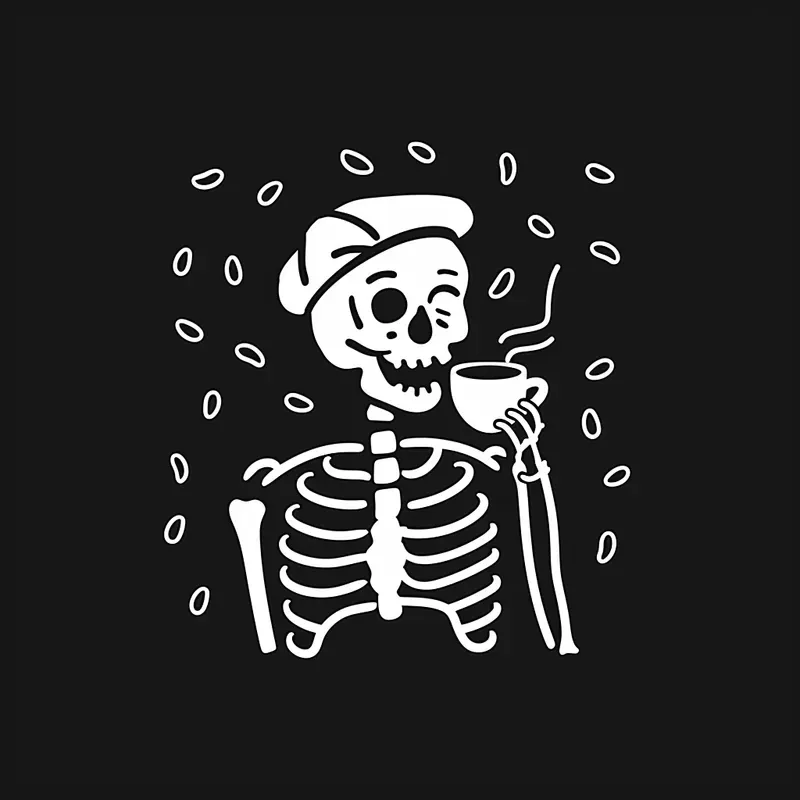 Funny Skeleton Vector Art