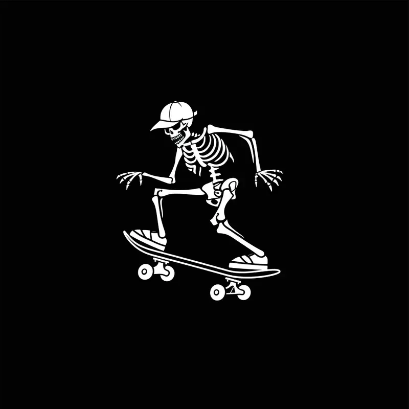 Funny Skeleton Vector Art