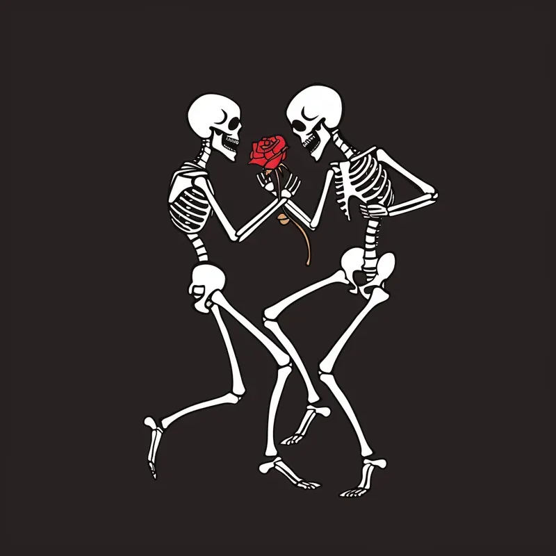 Funny Skeleton Vector Art