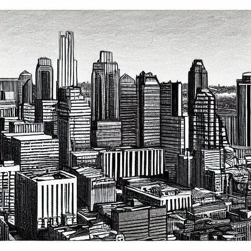 Cityscapes in Pencil