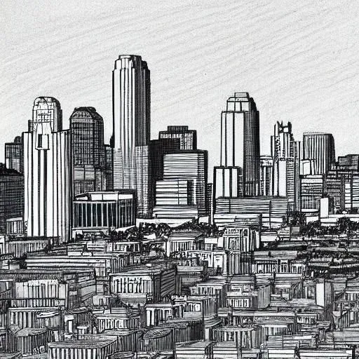 Cityscapes in Pencil