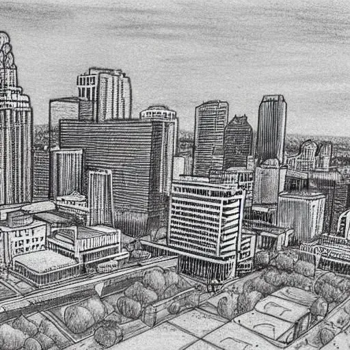 Cityscapes in Pencil