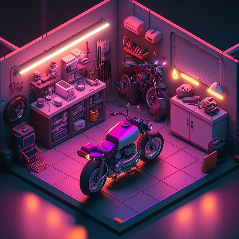 Vibrant 3D Cyberpunk Experiences