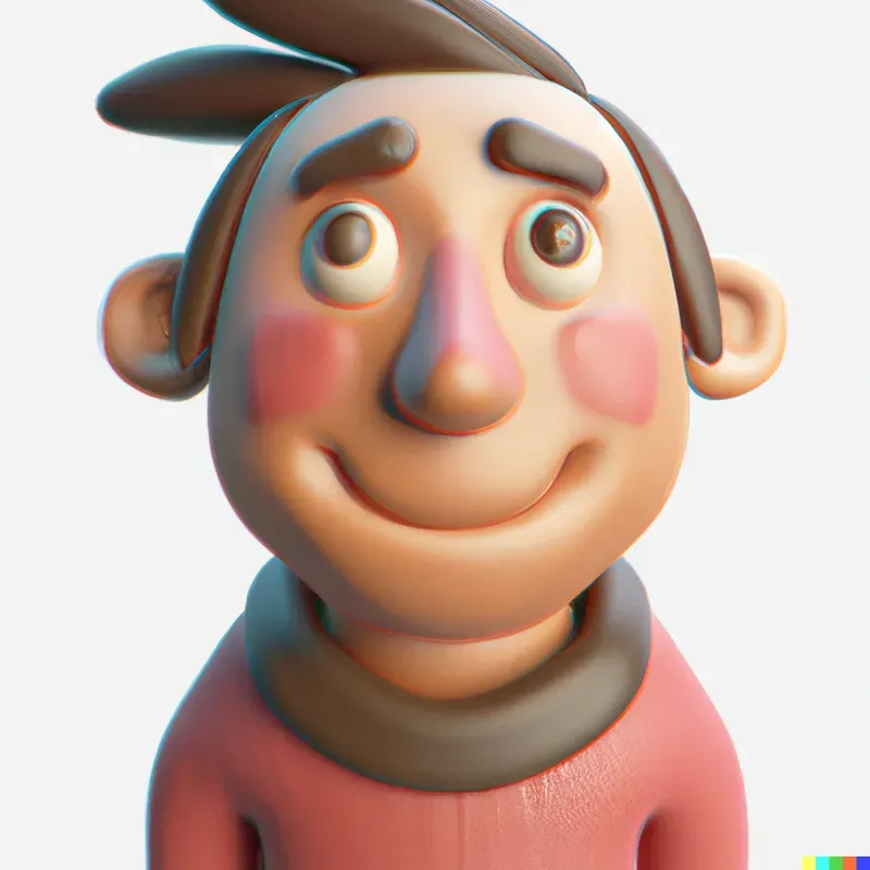 Cute 3D Clay People