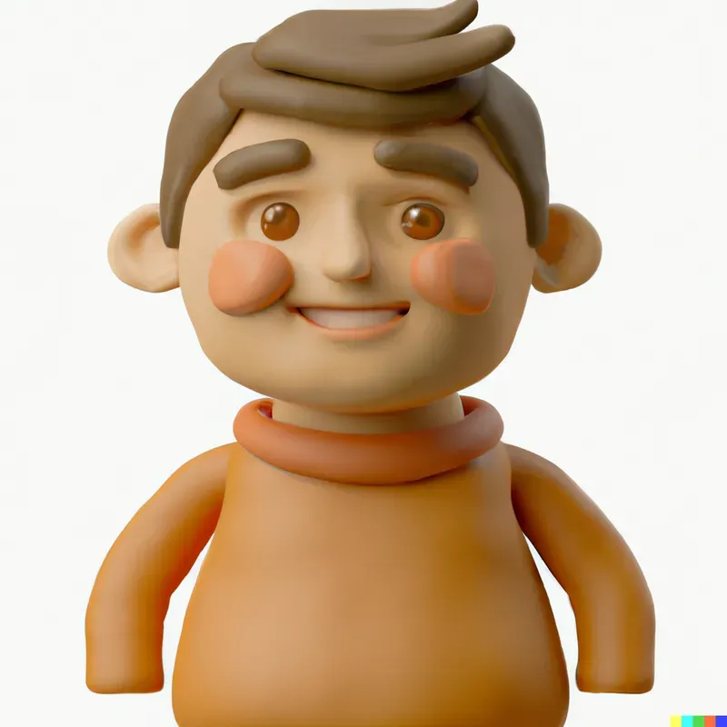 Cute 3D Clay People