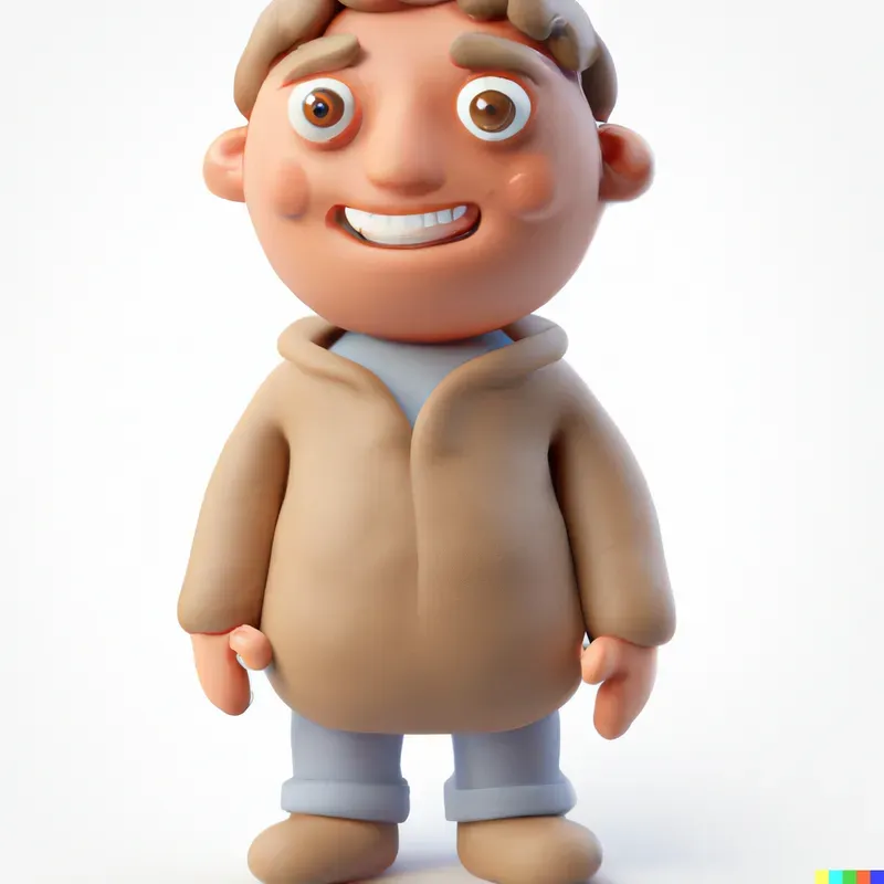 Cute 3D Clay People