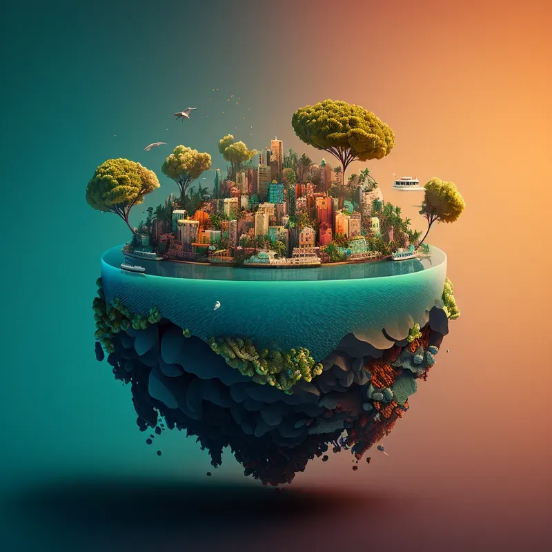Tiny Cityscape Models