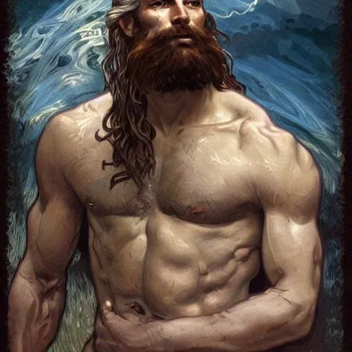 Greek God Painted Portraits