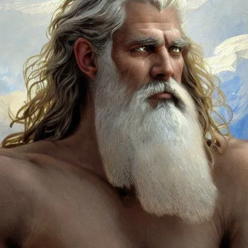 Greek God Painted Portraits