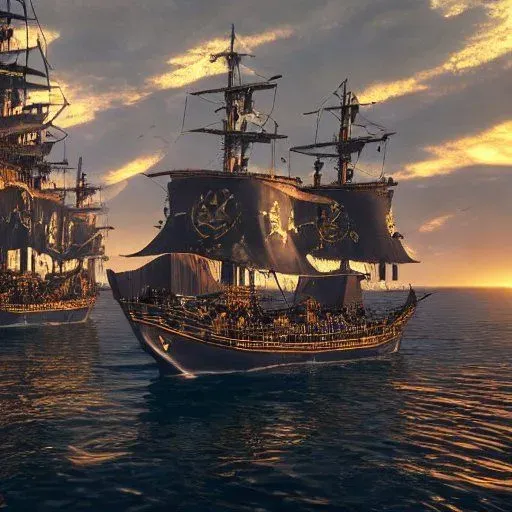 Realistic Pirate Ships