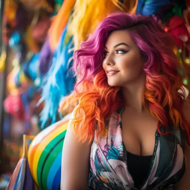 Premium Curvy Model Stock Photos
