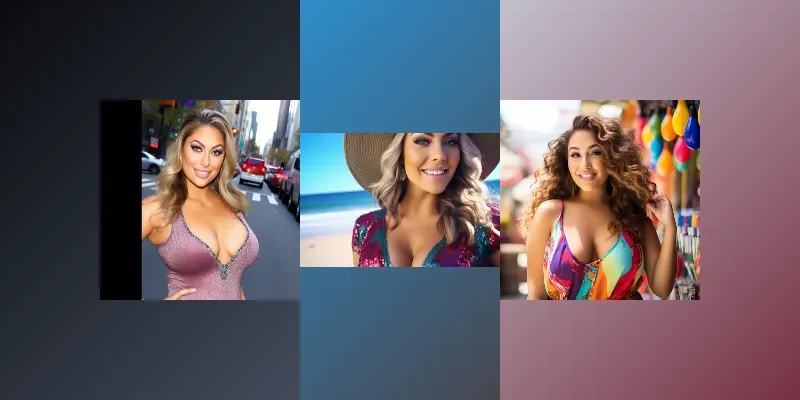 Premium Curvy Model Stock Photos generated by undefined
