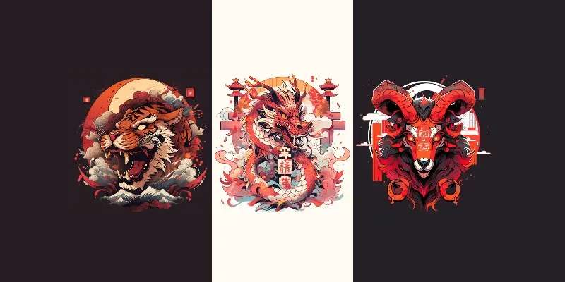 Zodiac T-shirt Designs generated by undefined