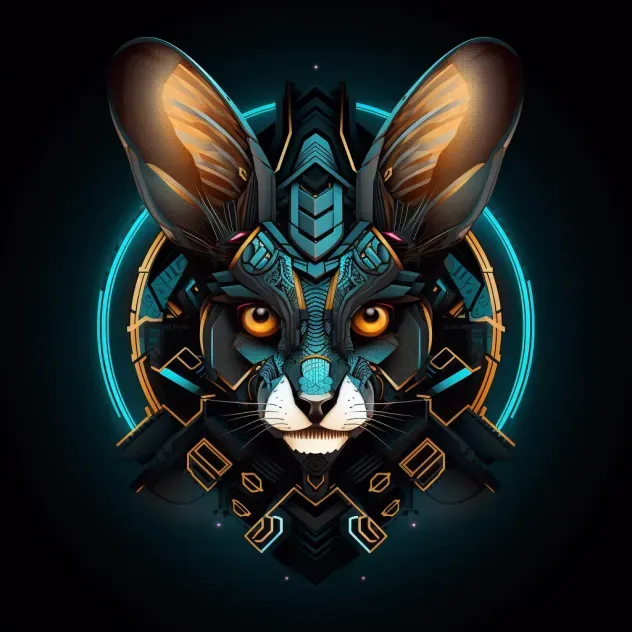 Cyberpunk Animal Logos