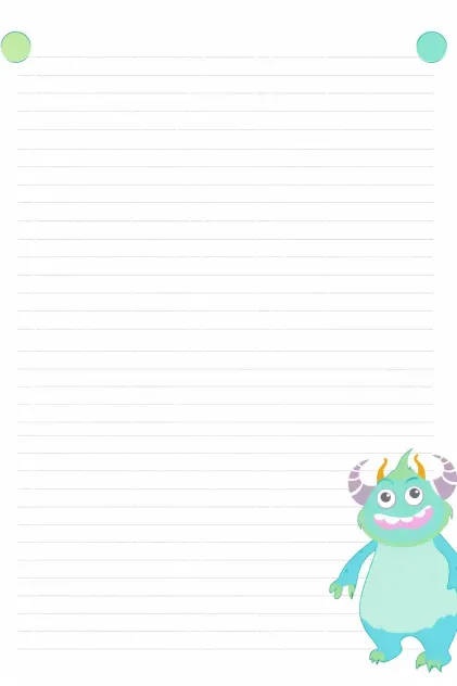 Journal Interior Pages For Kids