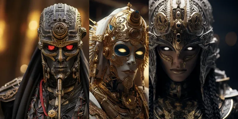 Steampunk Egyptian Soldiers generated by undefined